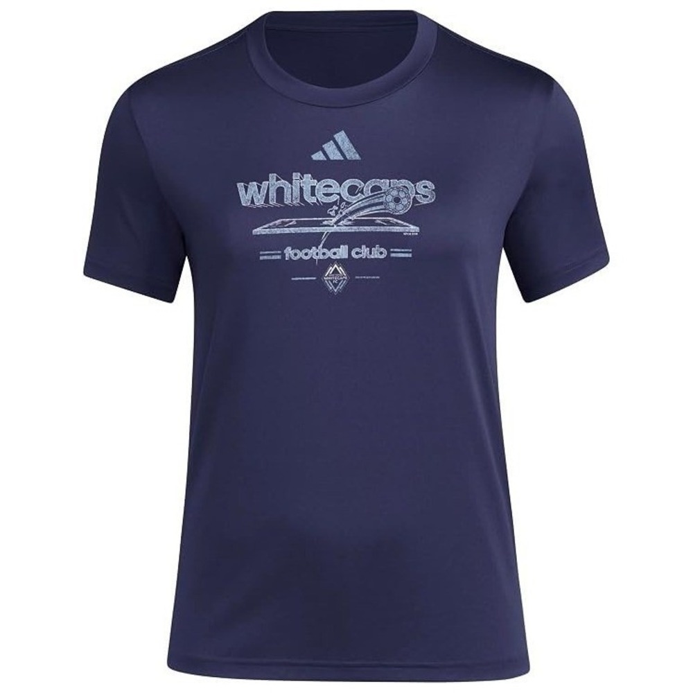 Vancouver Whitecaps FC Adidas Vintage World T-Shirt Women's Short Sleeve - Large